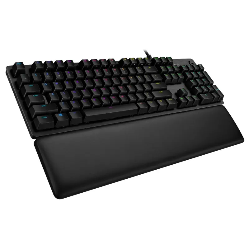 Image of Logitech G G513 CARBON LIGHTSYNC RGB Mechanical Gaming Keyboard, GX Brown tastiera USB QWERTY Spagnolo Carbonio