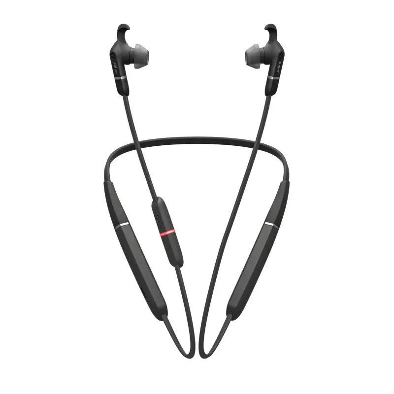 Image of Jabra Evolve 65e UC & Link 370 Auricolare Wireless Passanuca Ufficio Micro-USB Bluetooth Nero