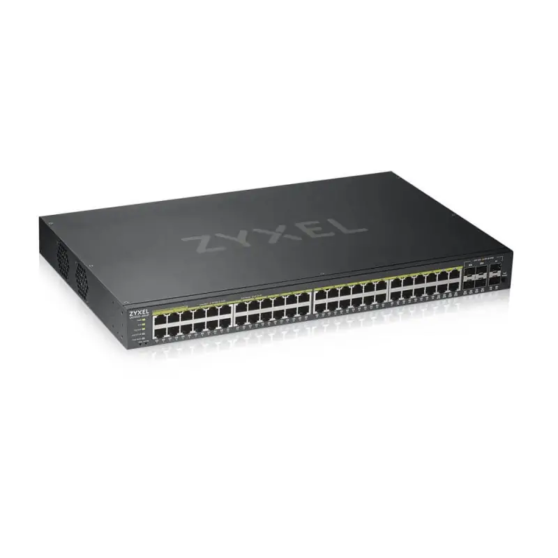 Zyxel GS1920-48HPV2 Gestito Gigabit Ethernet (10/100/1000) Supporto Power over (PoE) Nero