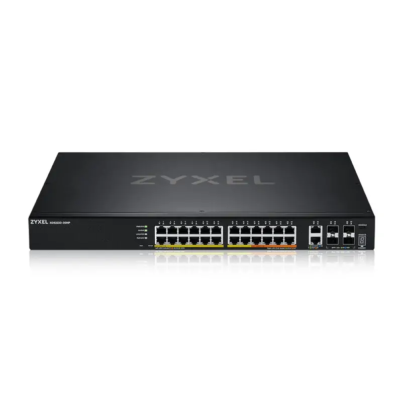 Zyxel XGS2220-30HP Gestito L3 Gigabit Ethernet (10/100/1000) Supporto Power over (PoE) Nero
