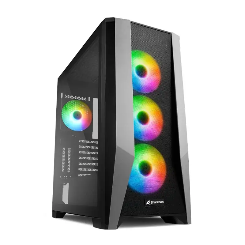 Image of Sharkoon TG7M RGB computer case Desktop Nero 500 W