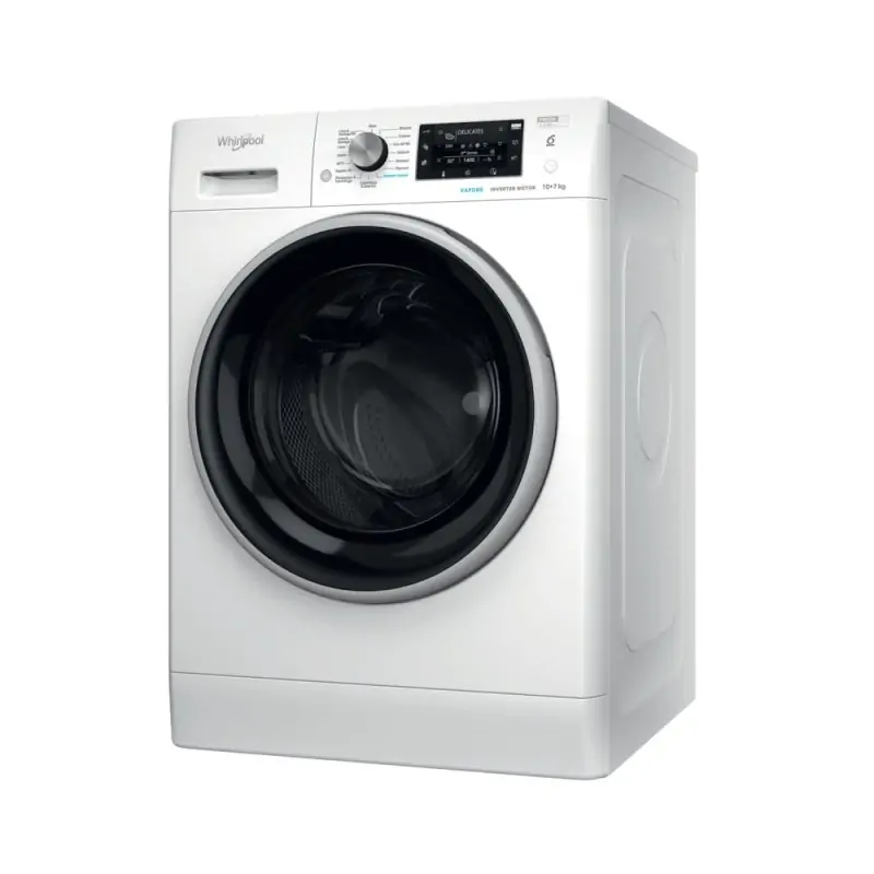 Image of Whirlpool FFWDD 107625 WBS IT lavasciuga Libera installazione Caricamento frontale Bianco E