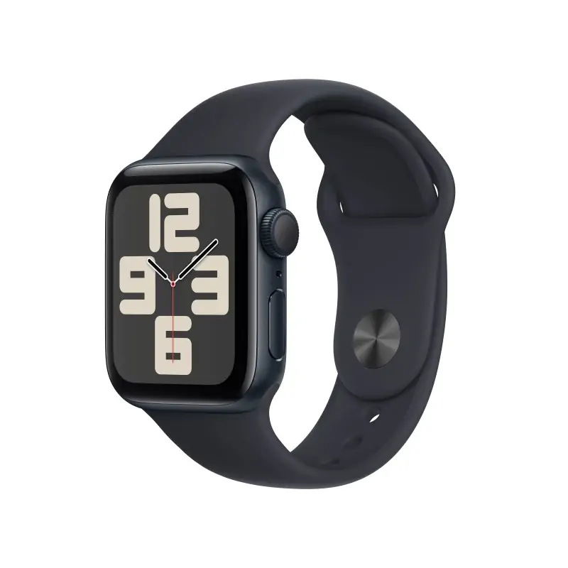 Image of Apple Watch SE GPSCassa 40mm in Alluminio Mezzanotte con Cinturino Sport - M/L