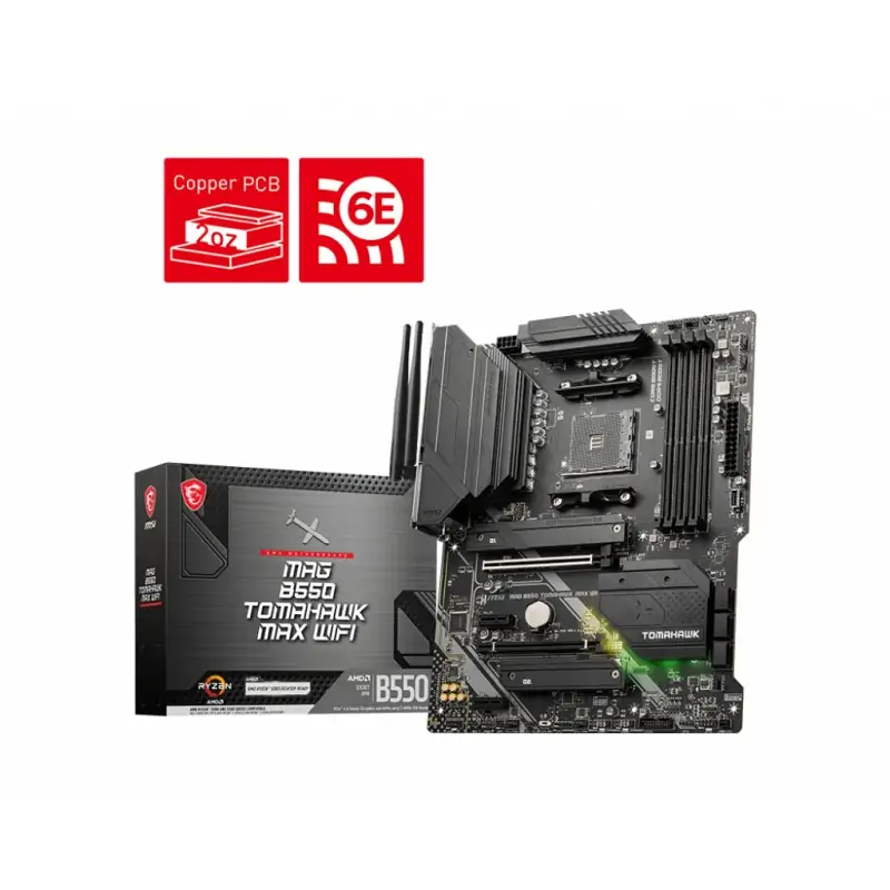 MSI MAG B550 TOMAHAWK MAX WIFI AMD Socket AM4 ATX