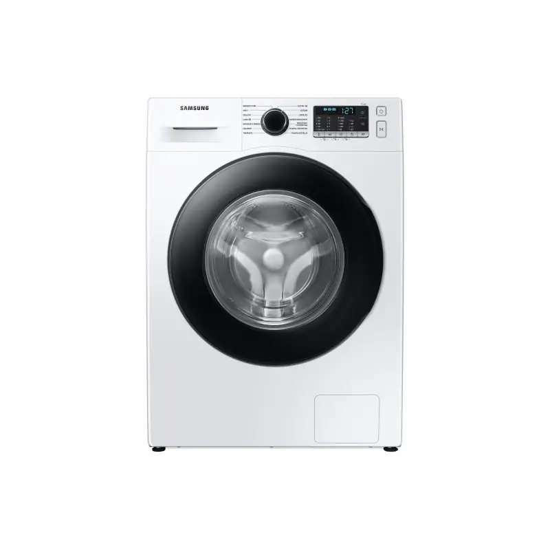 Image of Samsung WW11BGA046ATET lavatrice A caricamento frontale Crystal Clean™ 11 kg Classe 1400 giri/min, Porta nera + Panel D. Silver