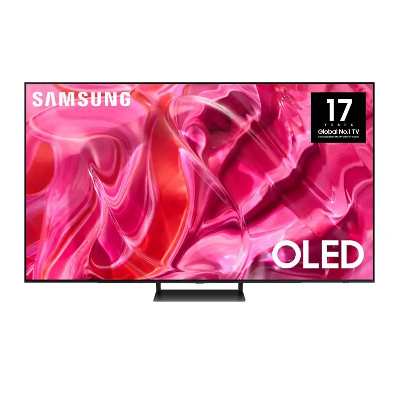 Samsung Series 9 TV QE55S90CATXZT OLED 4K, Smart 55" Processore Neural Quantum Dolby Atmos e OTS Lite, Titan Black 2023