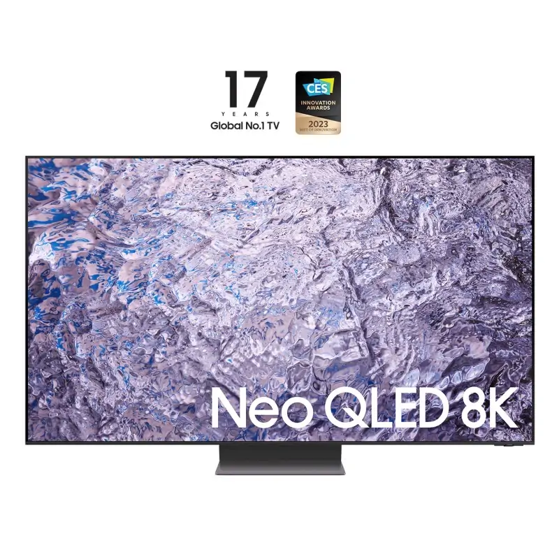Image of Samsung Series 8 TV QE75QN800CTXZT Neo QLED 8K, Smart 75" Processore Neural Quantum Dolby Atmos e OTS+, Titan Black 2023