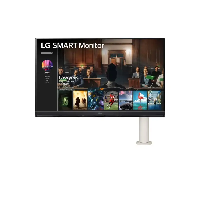 Image of LG 32SQ780S-W Monitor PC 81.3 cm (32") 3840 x 2160 Pixel 4K Ultra HD Bianco