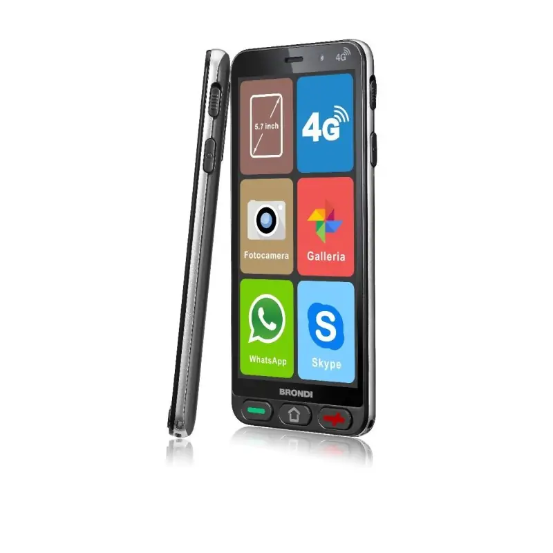 Image of Brondi Amico Smartphone S Nero 14.5 cm (5.7") Doppia SIM Android 8.1 4G USB tipo-C 1 GB 8 2800 mAh
