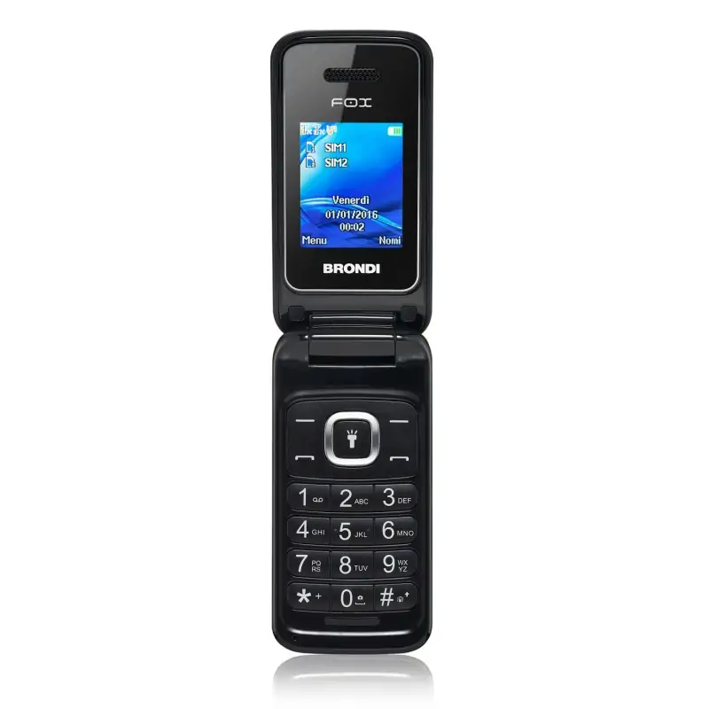 Image of Brondi Fox 4.5 cm (1.77") 74 g Nero Telefono cellulare basico