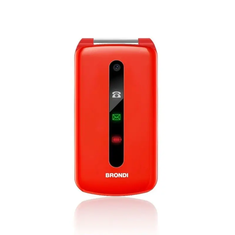 Image of Brondi President 7.62 cm (3") 130 g Rosso Telefono cellulare basico