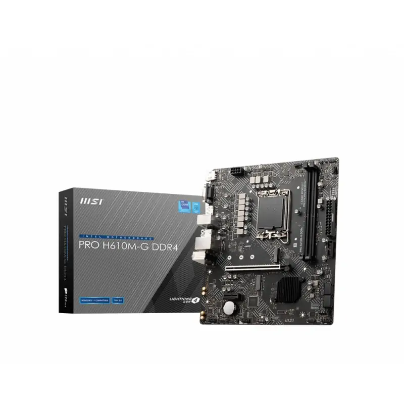 Image of MSI PRO H610M-G DDR4 scheda madre Intel H610 LGA 1700 micro ATX
