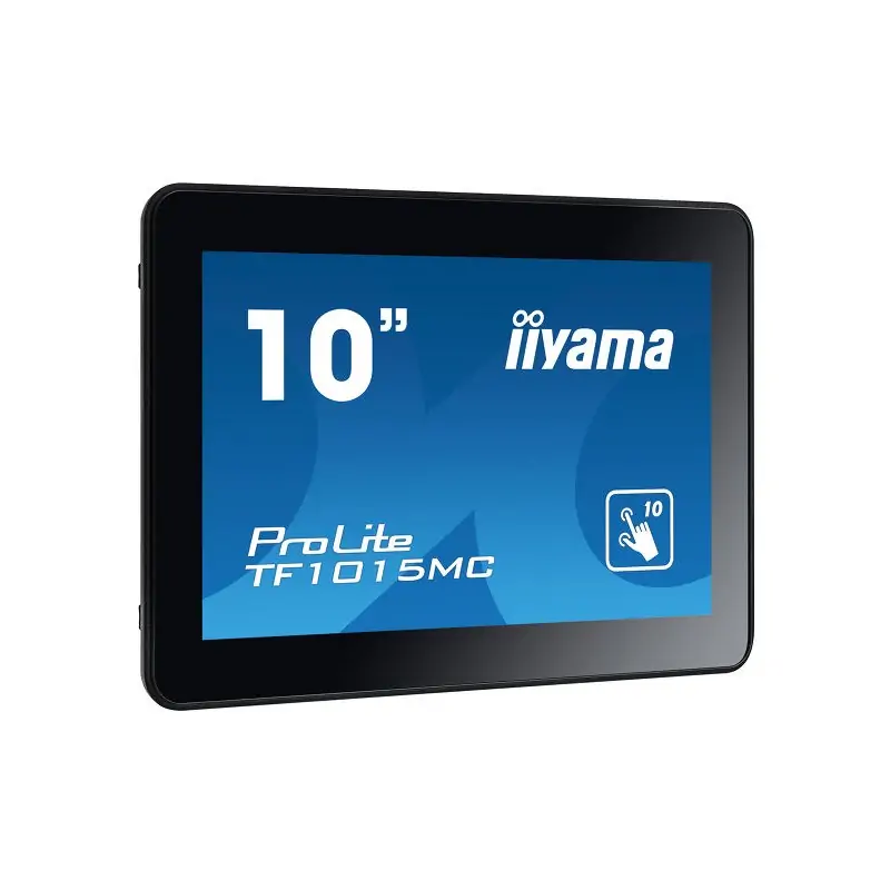 Image of iiyama TF1015MC-B2 visualizzatore di messaggi 25.6 cm (10.1") LED 450 cd/m² WXGA Nero Touch screen