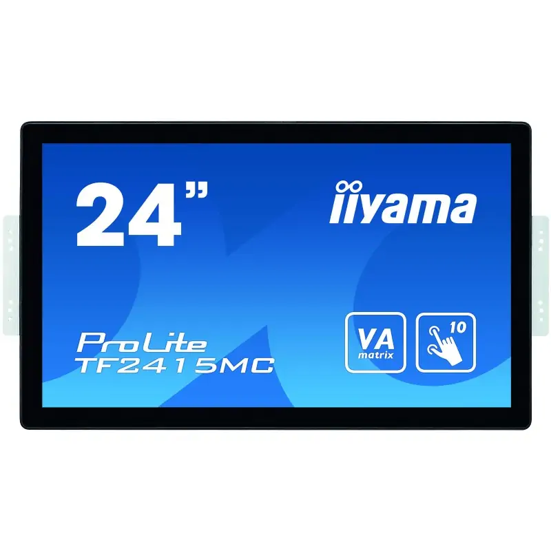 Image of iiyama ProLite TF2415MC-B2 Monitor PC 60.5 cm (23.8") 1920 x 1080 Pixel Full HD LCD Touch screen Multi utente Nero