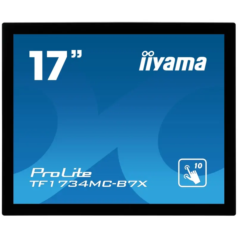 Image of iiyama ProLite TF1734MC-B7X Monitor PC 43.2 cm (17") 1280 x 1024 Pixel SXGA LED Touch screen Nero