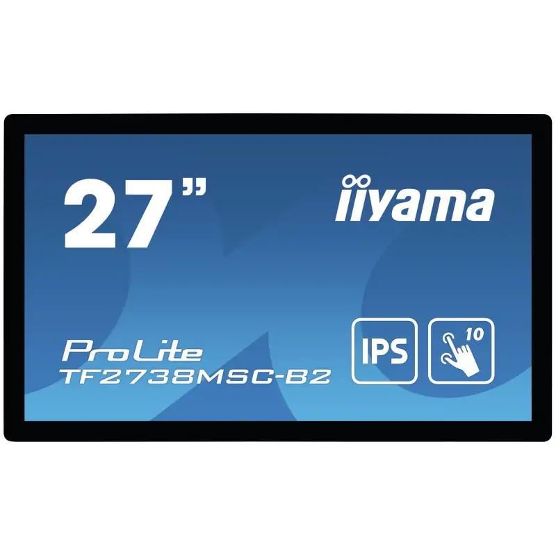 Image of iiyama ProLite TF2738MSC-B2 Monitor PC 68.6 cm (27") 1920 x 1080 Pixel Full HD LED Touch screen Multi utente Nero