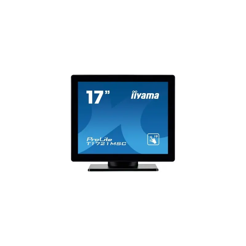 Image of iiyama T1721MSC-B1 monitor POS 43.2 cm (17") 1280 x 1024 Pixel SXGA Touch screen