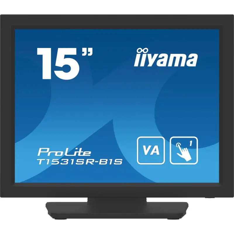 Image of iiyama T1531SR-B1S monitor POS 38.1 cm (15") 1024 x 768 Pixel XGA Touch screen