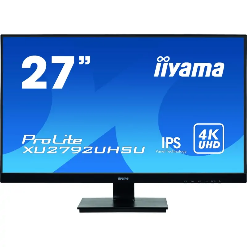 Image of iiyama ProLite XU2792UHSU-B1 LED display 68.6 cm (27") 3840 x 2160 Pixel 4K Ultra HD Nero