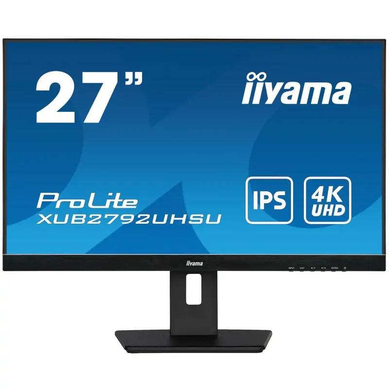 Image of iiyama ProLite XUB2792UHSU-B5 Monitor PC 68.6 cm (27") 3840 x 2160 Pixel 4K Ultra HD LED Nero