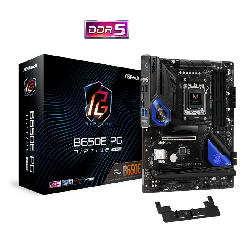 Asrock B650E PG Riptide WiFi AMD B650 Presa di corrente AM5 ATX