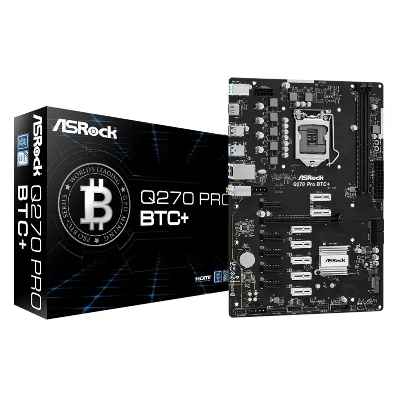 Asrock Q270 Pro BTC+ Intel® LGA 1151 (Socket H4) ATX