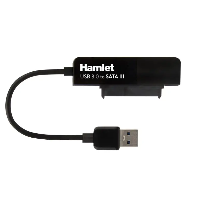 Image of Hamlet Adattatore USB 3.0 to SATA III per collegare hard disk p SSD a pc
