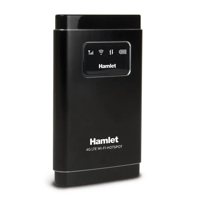 Image of Hamlet Router Wi-Fi 4G LTE condivisione rete fino a 10 dispositivi con slot Micro SD 32 GB