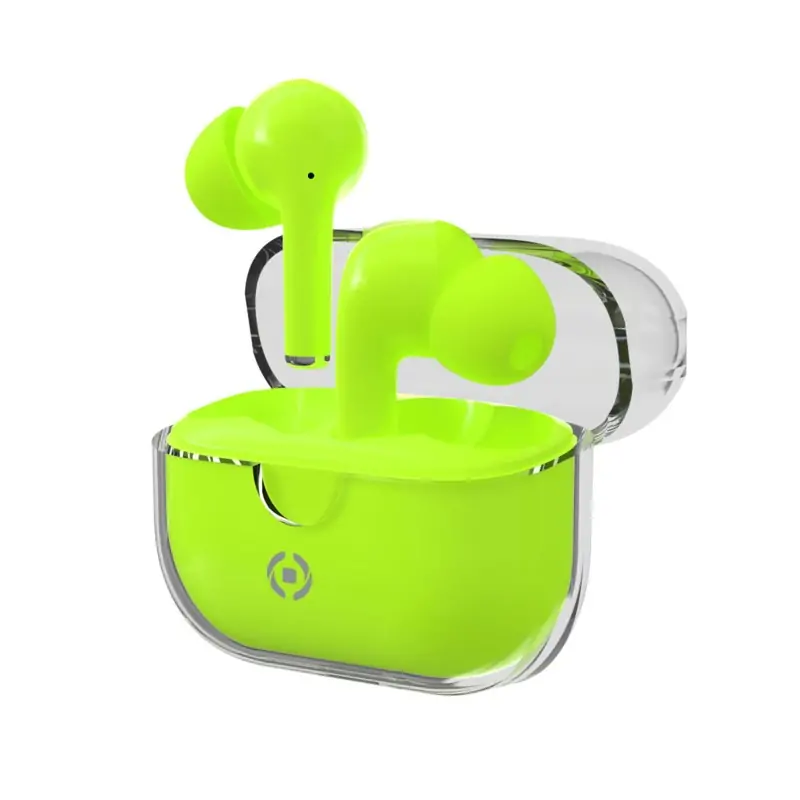 Image of Celly CLEAR Cuffie True Wireless Stereo (TWS) In-ear Musica e Chiamate USB tipo-C Bluetooth Verde