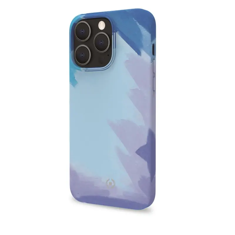 Celly WATERCOLOR iPhone 13 Pro Max custodia per cellulare 17 cm (6.7") Cover Blu
