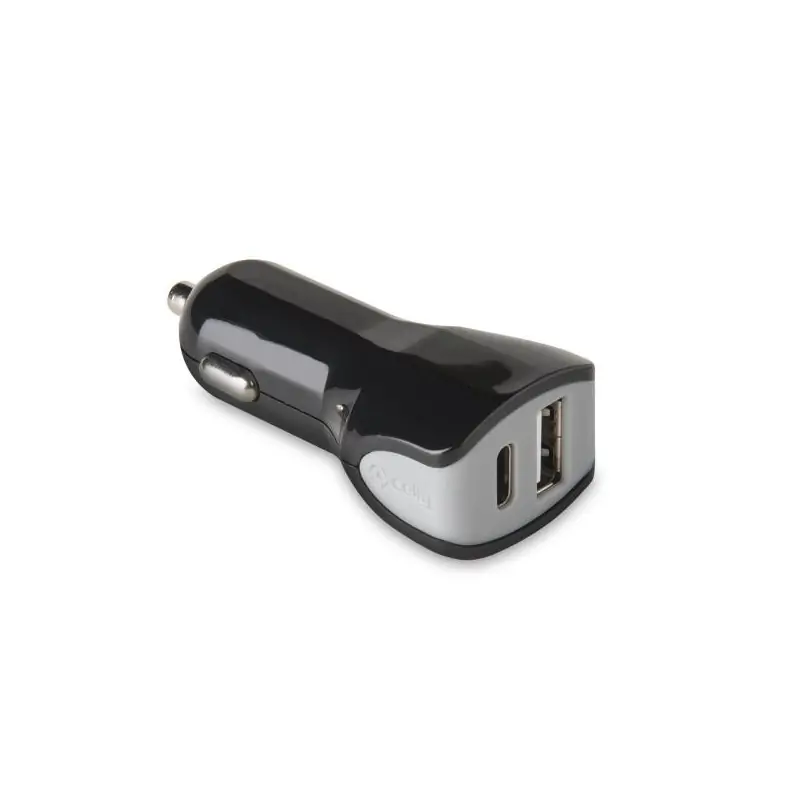 Image of Celly CCTYPECUSBBK Caricabatterie per dispositivi mobili Universale Nero Accendisigari Auto