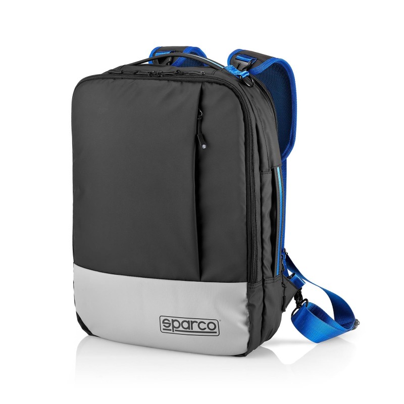 Image of Sparco SPBACKPACK borsa per laptop 39.6 cm (15.6") Zaino Nero, Blu, Grigio