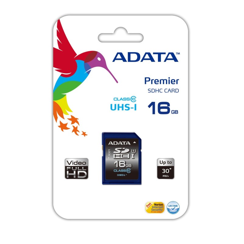 Image of ADATA Premier SDHC UHS-I U1 Class10 16GB Classe 10