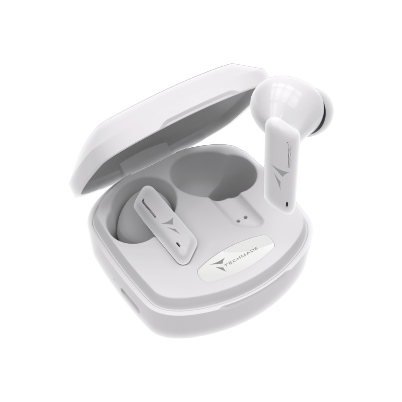 Image of Techmade TM-K175-WH cuffia e auricolare Wireless In-ear Musica Chiamate Bluetooth Bianco