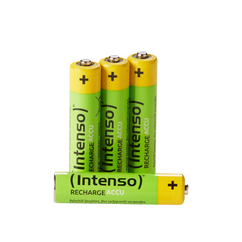 Image of Intenso HR03 NiMH Energy Eco 1000mAh 4er Blister - Micro (AAA) 1.000 mAh Batteria ricaricabile Mini Stilo AAA Nichel-Metallo