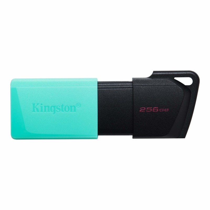 kingston - digital media product kingston technology datatraveler exodia m unit flash usb 256 gb tipo a 3.2 gen 1 (3.1 1) nero, turchese uomo