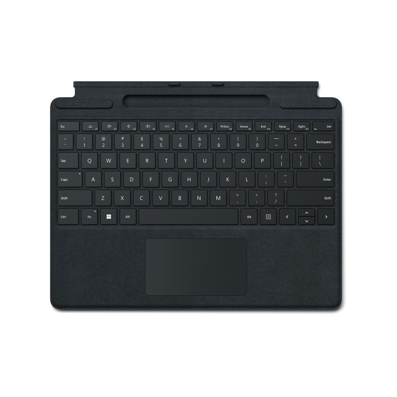 Microsoft Surface Pro X Signature Keyboard with Slim Pen Bundle Nero Cover port QWERTY Italiano