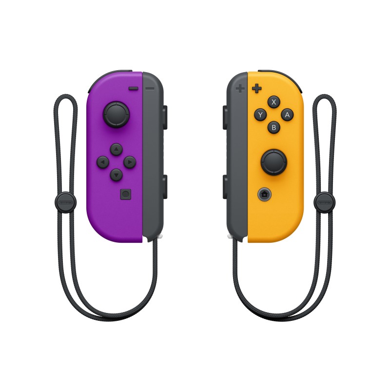 Image of Nintendo Joy-Con Nero, Arancione, Viola Bluetooth Gamepad Analogico/Digitale Switch