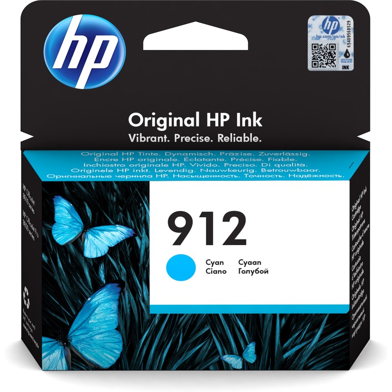 Image of HP Cartuccia di inchiostro ciano originale 912
