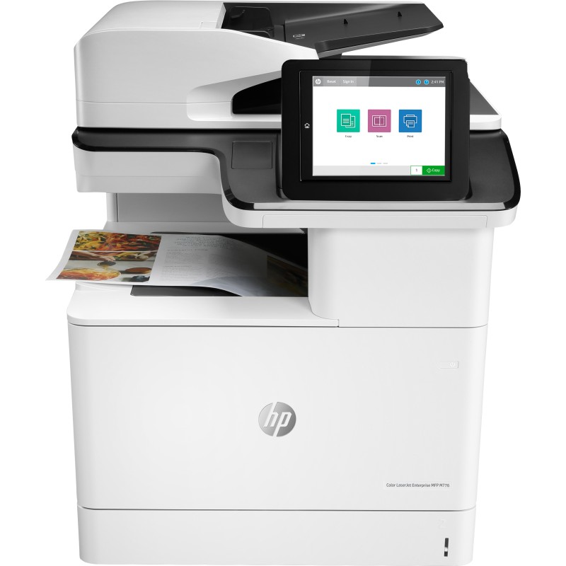 Image of HP Color LaserJet Enterprise Stampante multifunzione M776dn, Stampa, copia, scansione e fax opzionale