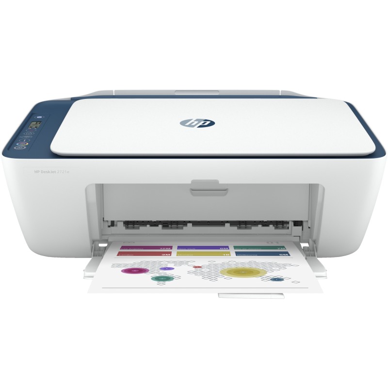 Image of HP Stampante multifunzione DeskJet 2721e, Colore, per Casa, Stampa, copia, scansione