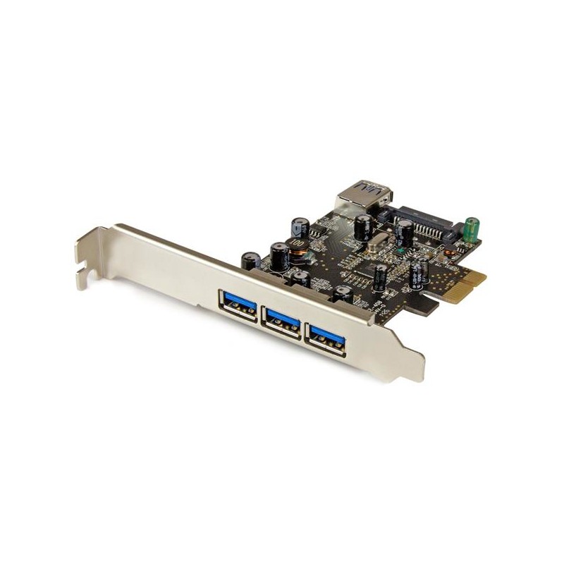 Image of StarTech.com Scheda Espansione PCI Express USB 3.0 SuperSpeed a 4 porte ( 3 esterne, 1 interna )