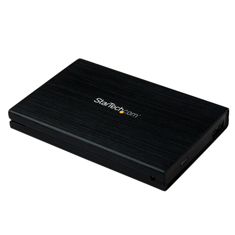 Image of StarTech.com Box Esterno HDD per disco rigido SATA III 2.5" USB 3.0 con UASP in alluminio cavo incorporato - 6Gbps