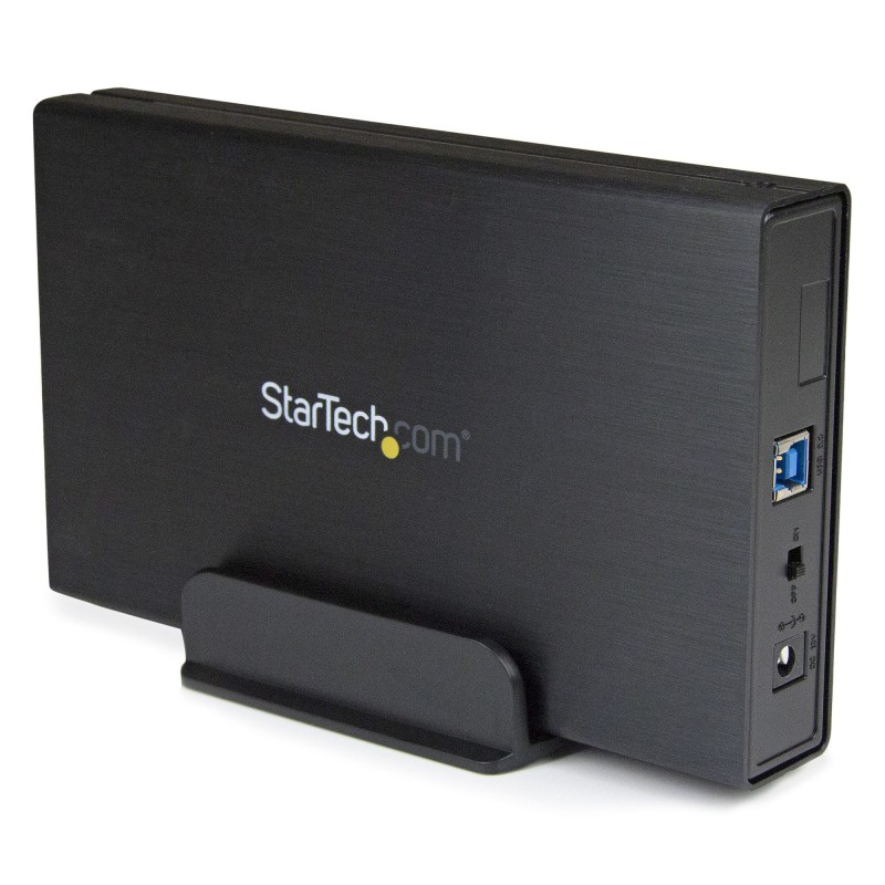 Image of StarTech.com Box esterno per disco rigido SATA III da 3,5" USB 3.0 nero con UASP 6 Gbps – HDD portatile