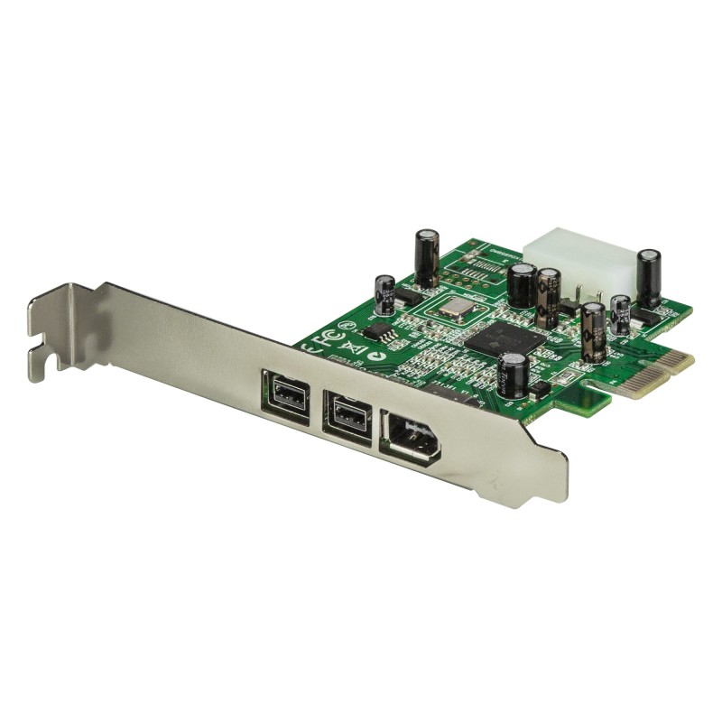 Image of StarTech.com Scheda adattatore PCI Express FireWire 2b 1a 1394 a 3 porte