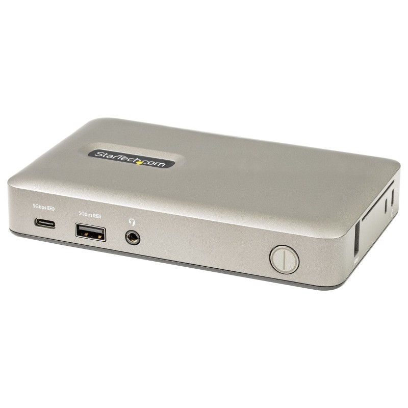 Image of StarTech.com Docking Station USB-C - USB tipo C a DisplayPort 4K 30Hz o VGA Ricarica Power Delivery da 65 W Hub 3.1 Gen 1 4