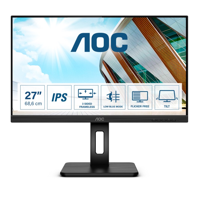 AOC P2 27P2Q LED display 68.6 cm (27") 1920 x 1080 Pixel Full HD Nero