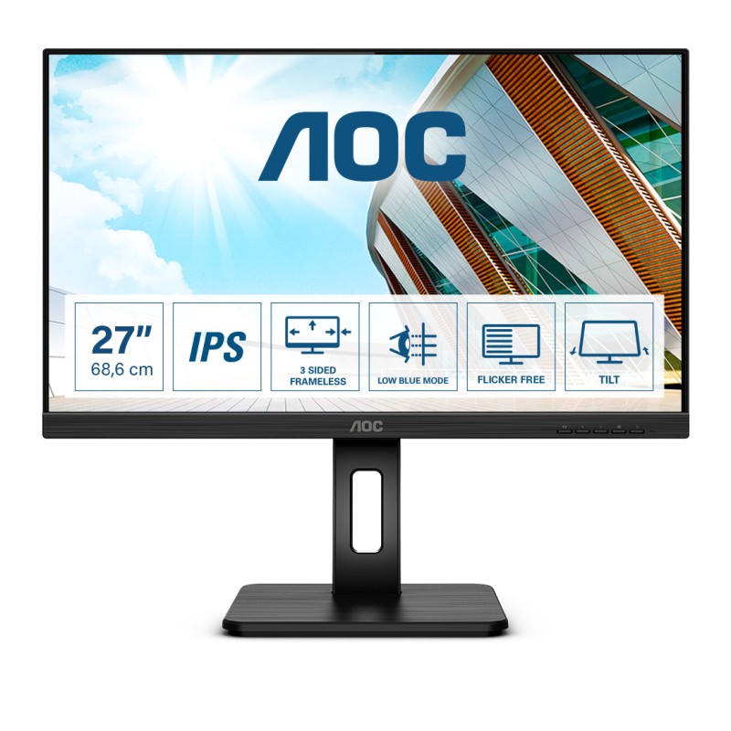 Image of AOC P2 Q27P2Q LED display 68.6 cm (27") 2560 x 1440 Pixel Quad HD Nero