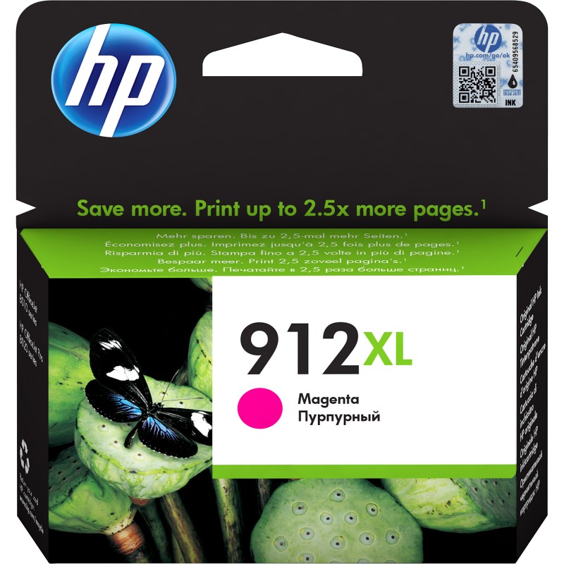 Image of HP Cartuccia di inchiostro magenta originale 912XL ad alta capacità
