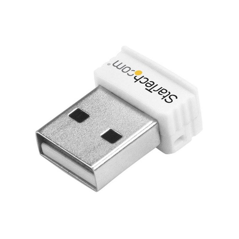 Image of StarTech.com Adattatore di rete wireless N mini USB 150 Mbps - WiFi 802.11n/g 1T1R Bianco